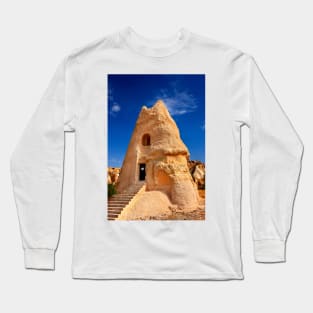 The peculiar church of El Nazar in Cappadocia Long Sleeve T-Shirt